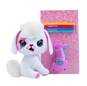 Airbrush Plush Boyanıp Yıkanabilen Peluş Köpek