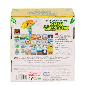 CAEGT-5053 Doğayı Öğreniyorum Eğitici Oyun Kartları