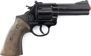 Gonher Revolver 12 li Siyah Mantar Koleksiyon Polis Tabancası