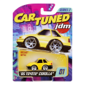 CarTuned JDM Seri 2 1985 Toyota Corolla AE86 - Sarı Coupe Araba