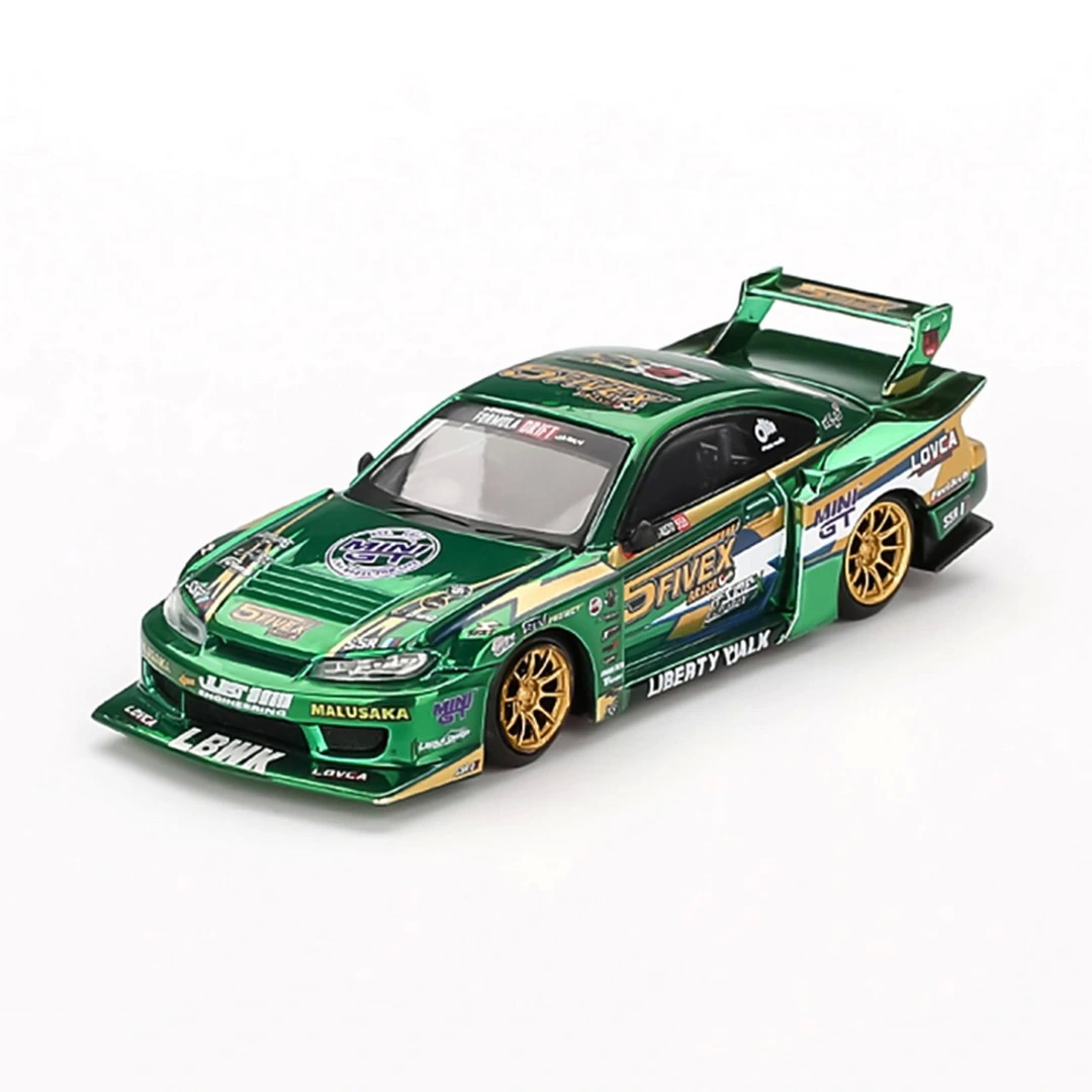 Mini GT 1/64 Nissan LB-Super Silhouette S15 SILVIA LBWK 2024 Fausto Racing - Blister Paket