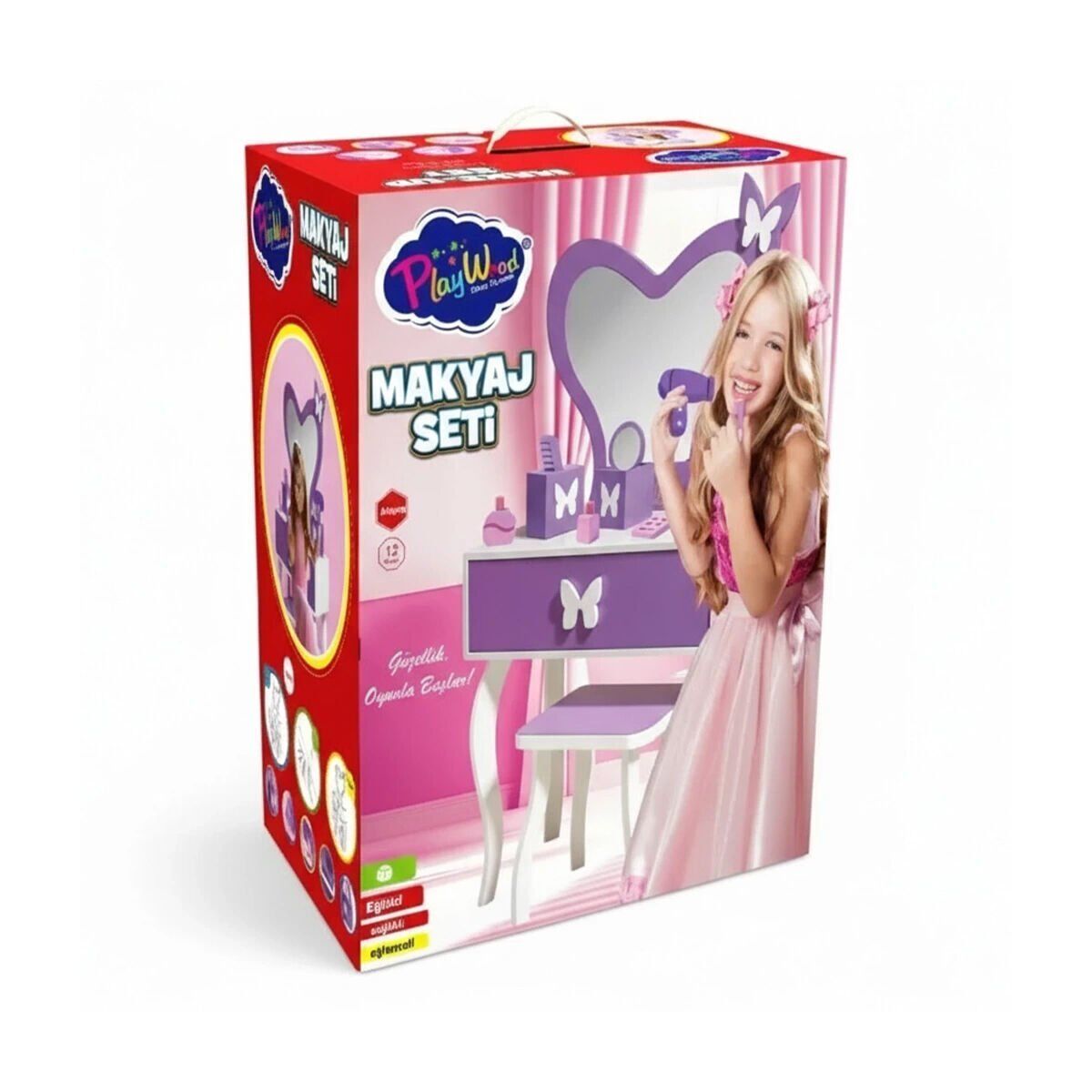 ONY-413 KUTUDA AHŞAP MAKYAJ SETİ