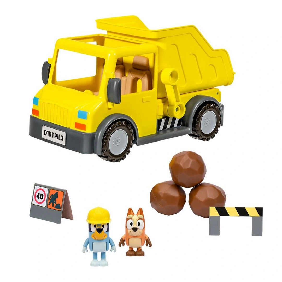 Bluey Damperli Kamyon ve Figür Oyun Seti