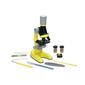 KM-1012A-1 1013A-1 Işıklı Objektif Bilim Mikroskopu - Stokta Olan Renk Gönderilir