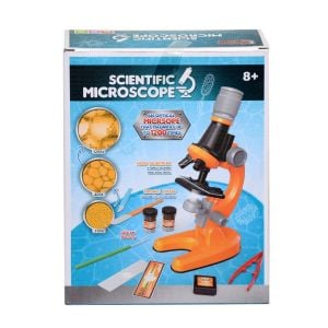 KM-1012A-1 1013A-1 Işıklı Objektif Bilim Mikroskopu - Stokta Olan Renk Gönderilir