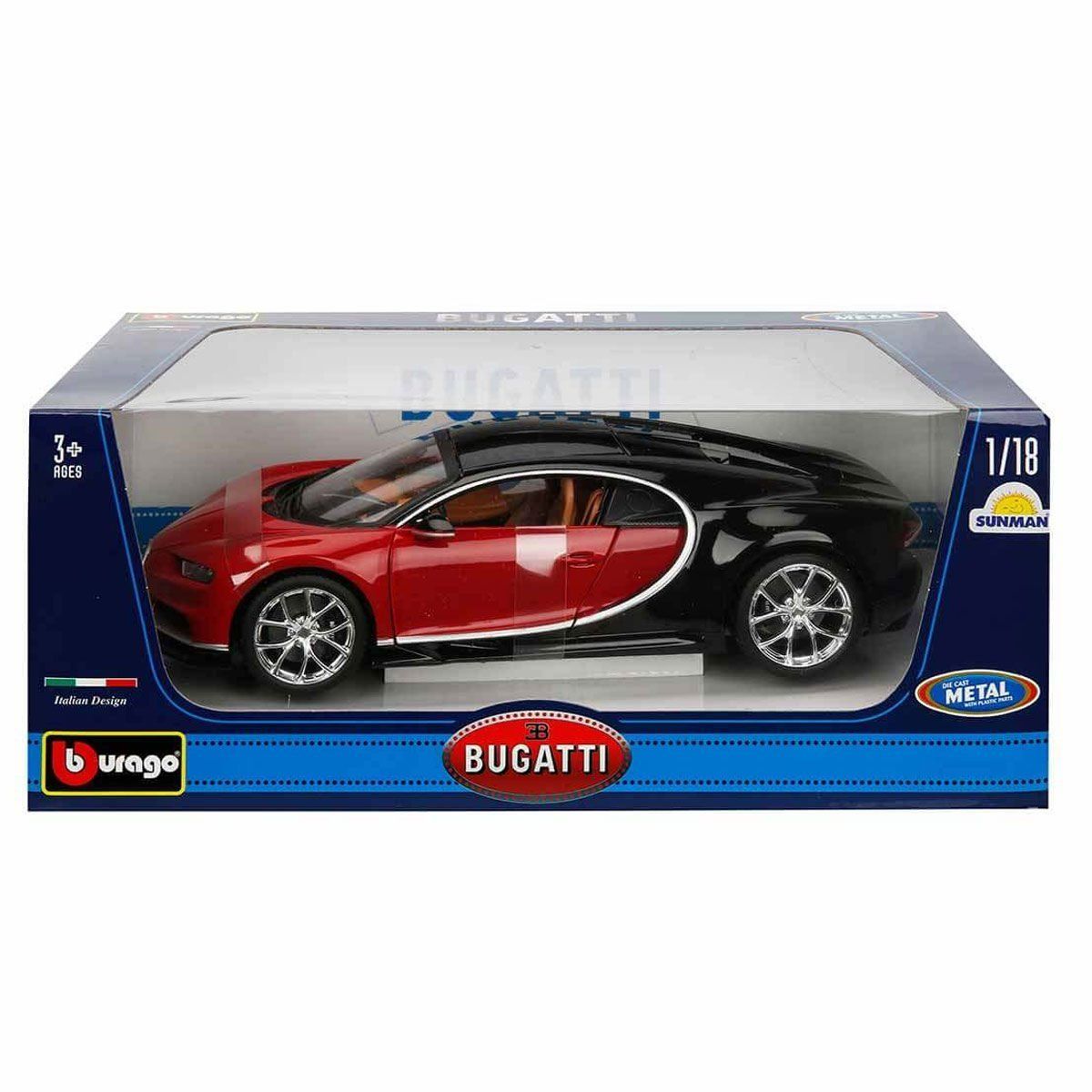 1011040 1:18 Bugatti Chiron Model Mavi Araba 