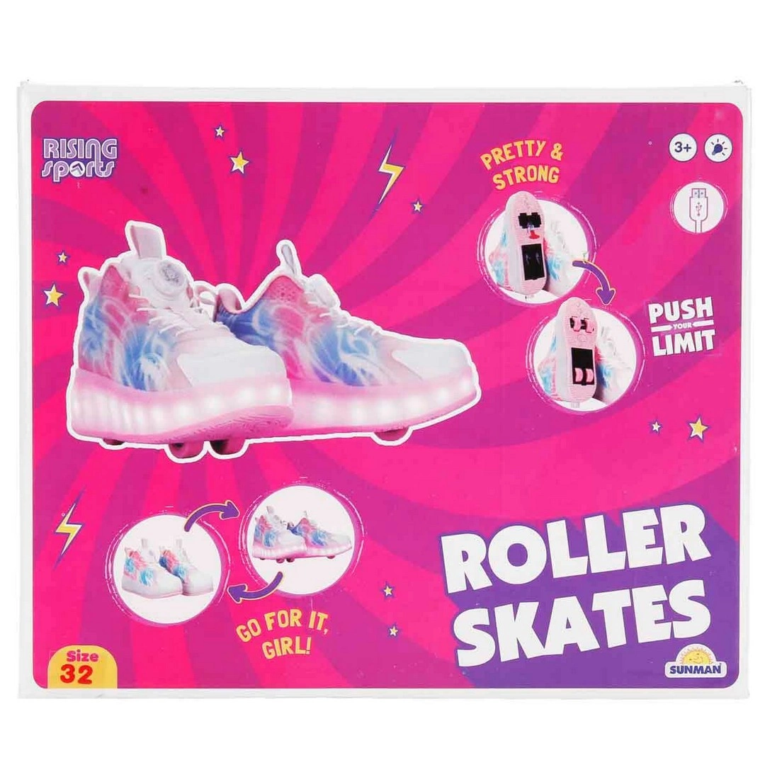 Rising Sports Işıklı Patenli Kız Spor Ayakkabı 32 Numara - S00006432