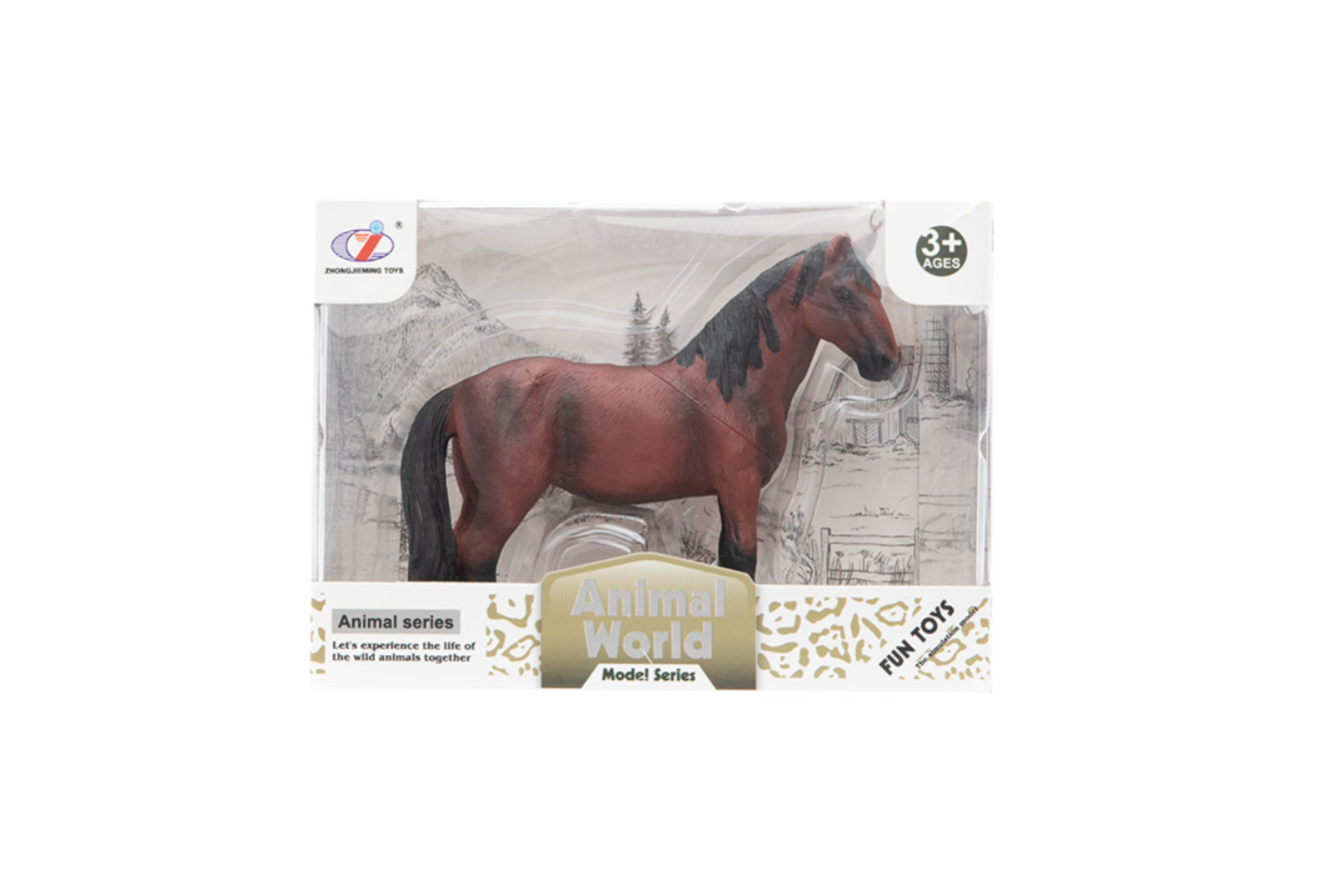 Kutulu Model Figür Hayvan Kızıl At