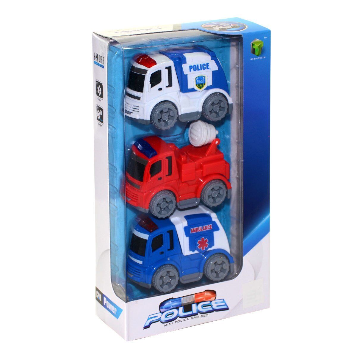 2620A-2 Kırılmaz Araba Seti  3'lü -Pasifik