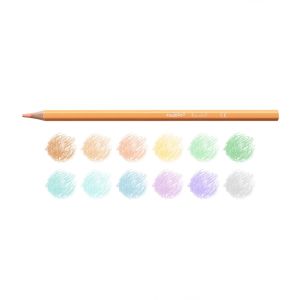 Carioca Pastel Renkli Kuru Boya Kalemi 12'li