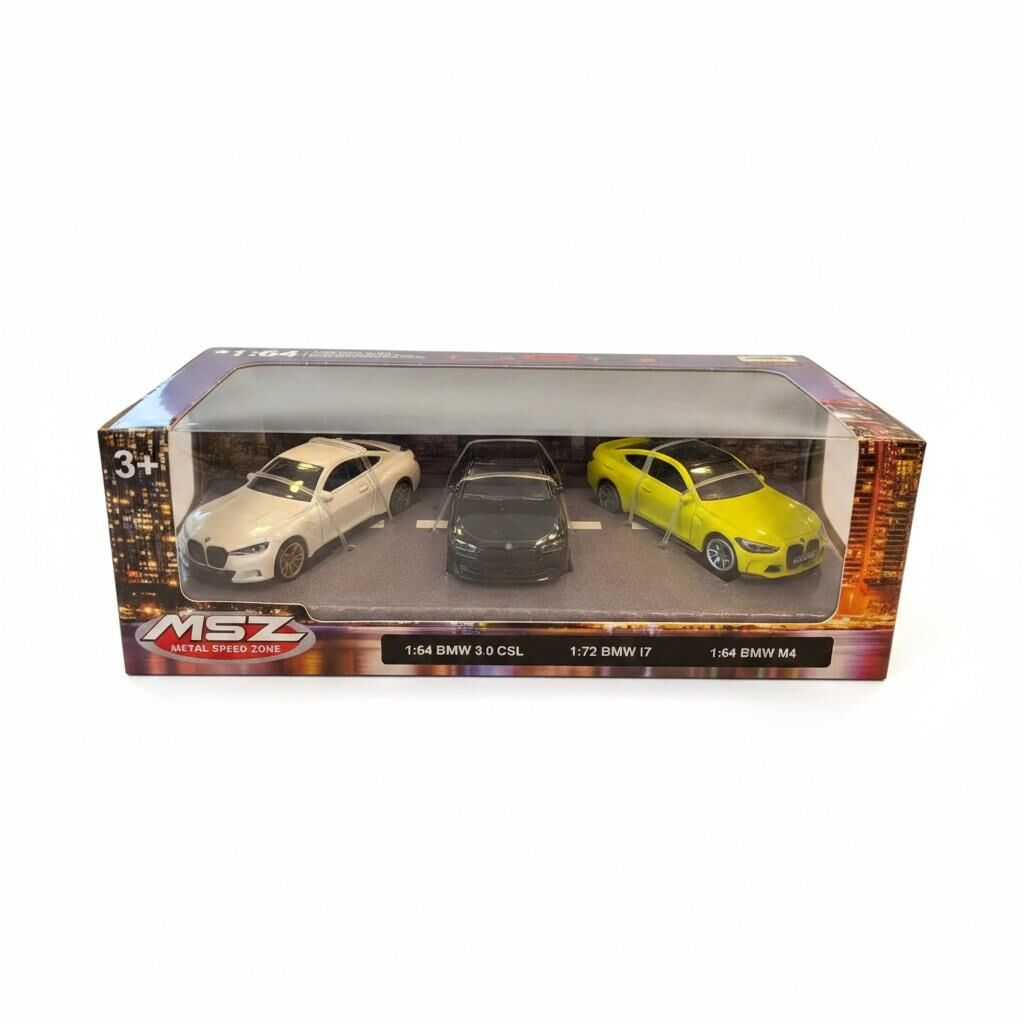 WP6429 MSZ 1/64 BMW 3.0 CSL,BMW İ7,BMW M4-EKN