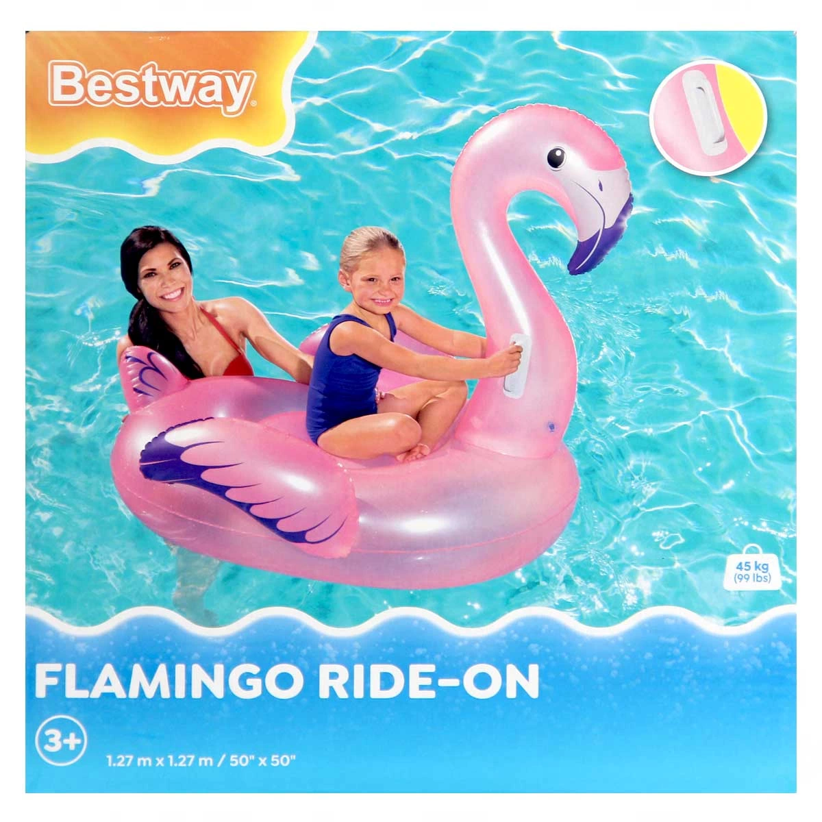 Bestway Tutmalı Flamingo Binici 127 x 127 cm BW41122