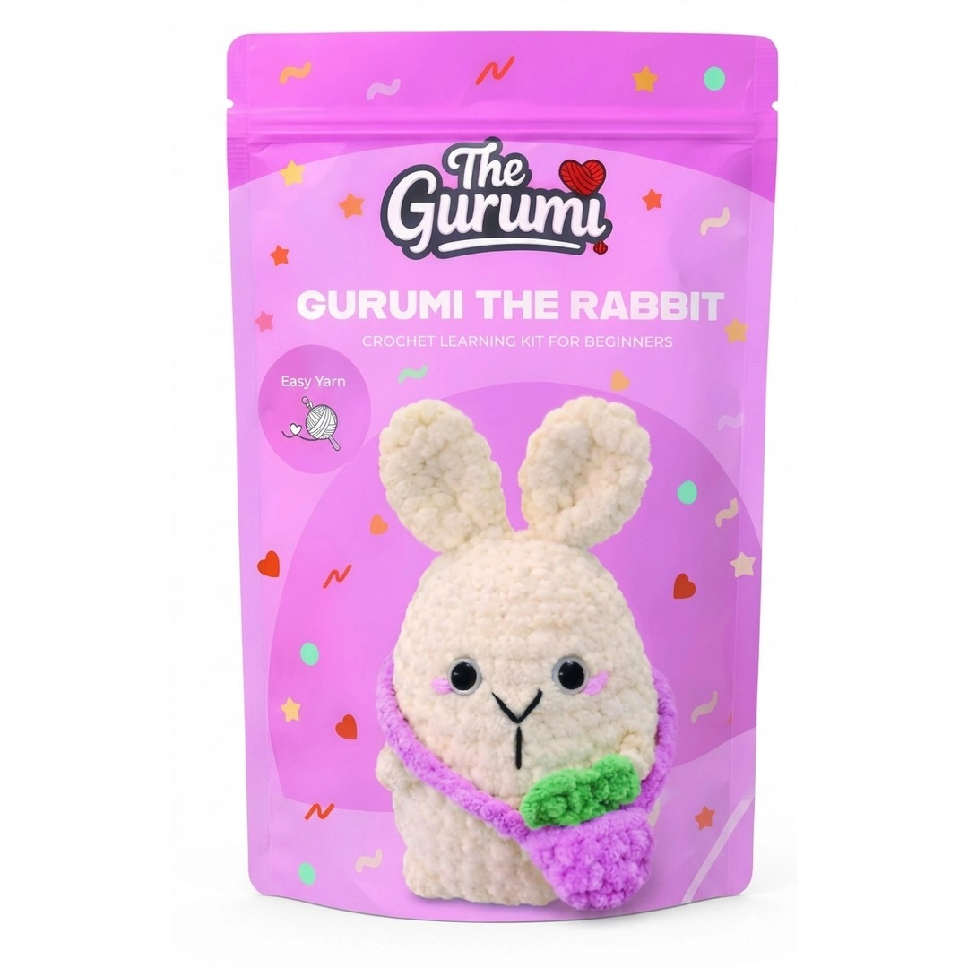 Yeni Başlayanlar İçin Tavşan Amigurumi Örgü Kiti