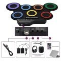 Magicvoice G3002R 7 Ped Gökkuşağı Renkli Elektronik Roll Up Davul Kiti
