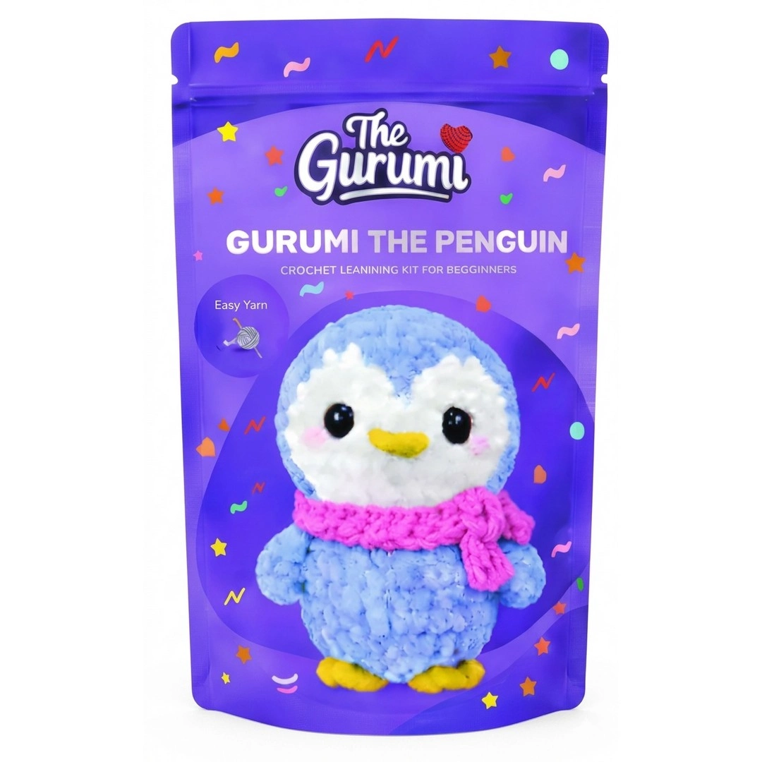 Yeni Başlayanlar İçin Penguen Amigurumi Örgü Kiti