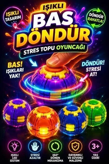 TYC0036 SPIN TOP- IŞIKLI -TYC