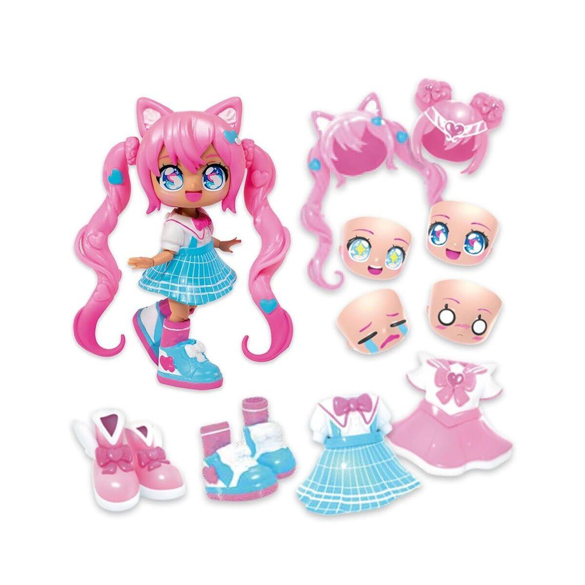 ANİ 26347 Animakii Bebek ve Aksesuar Seti Asorti