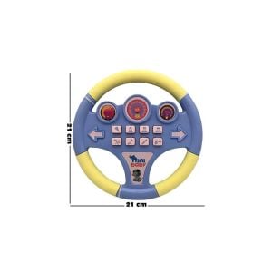 Nini Baby Direksiyon Eğitici Sesli Müzikli 21*21 Cm 8 Tuşlu Oyuncak Direksiyon - 1 Adet Stokta Olan Gönderilir