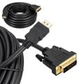 Philips SWV7436/93 8 Metre HDMI to DVI (24+1) Görüntü Kablosu Full HD