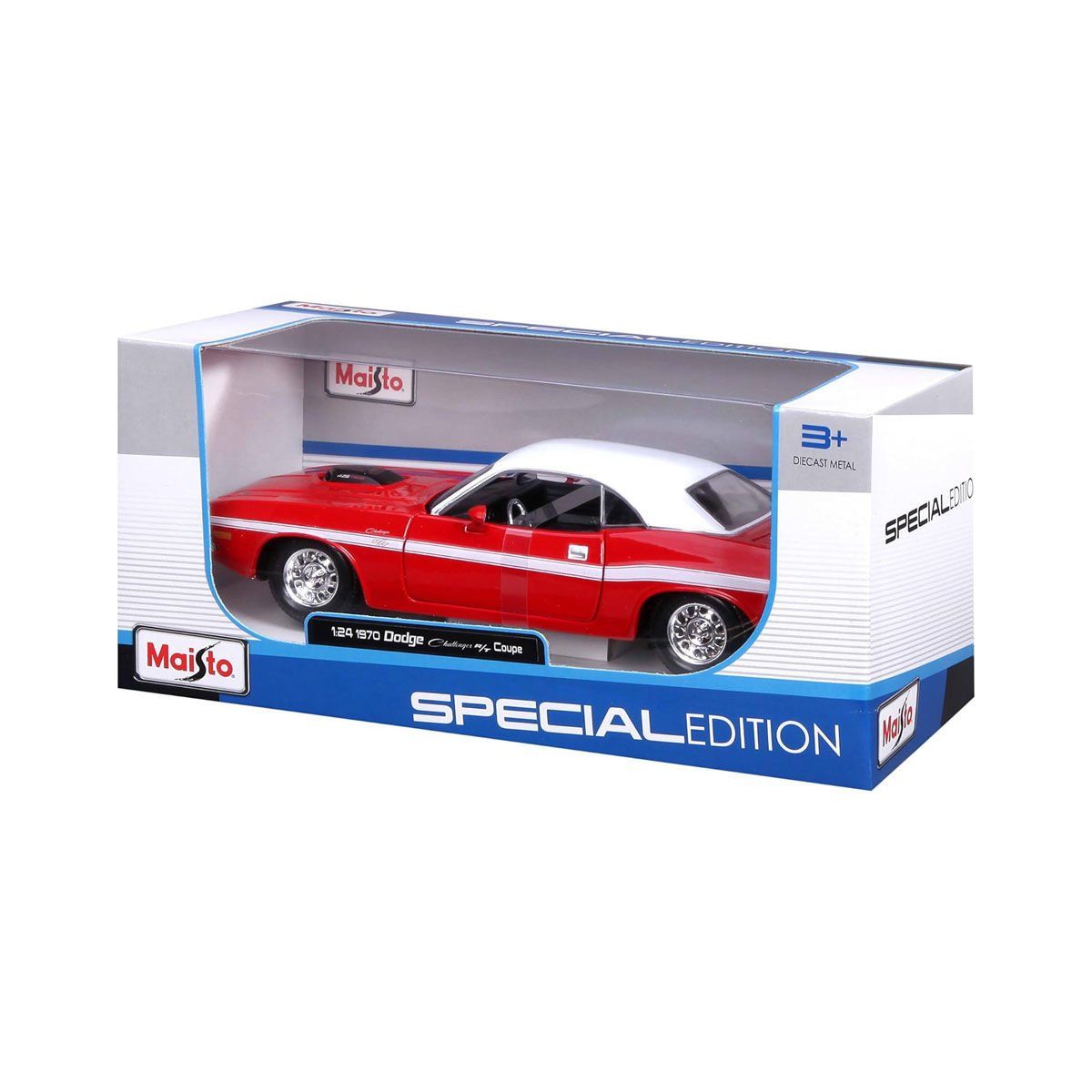 MAY 31263 1970 Dodge Challenger RT Coupe 1:24 Model Araba