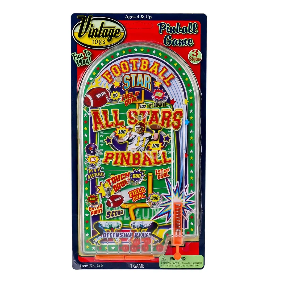 0210 Vintage Pinball Game