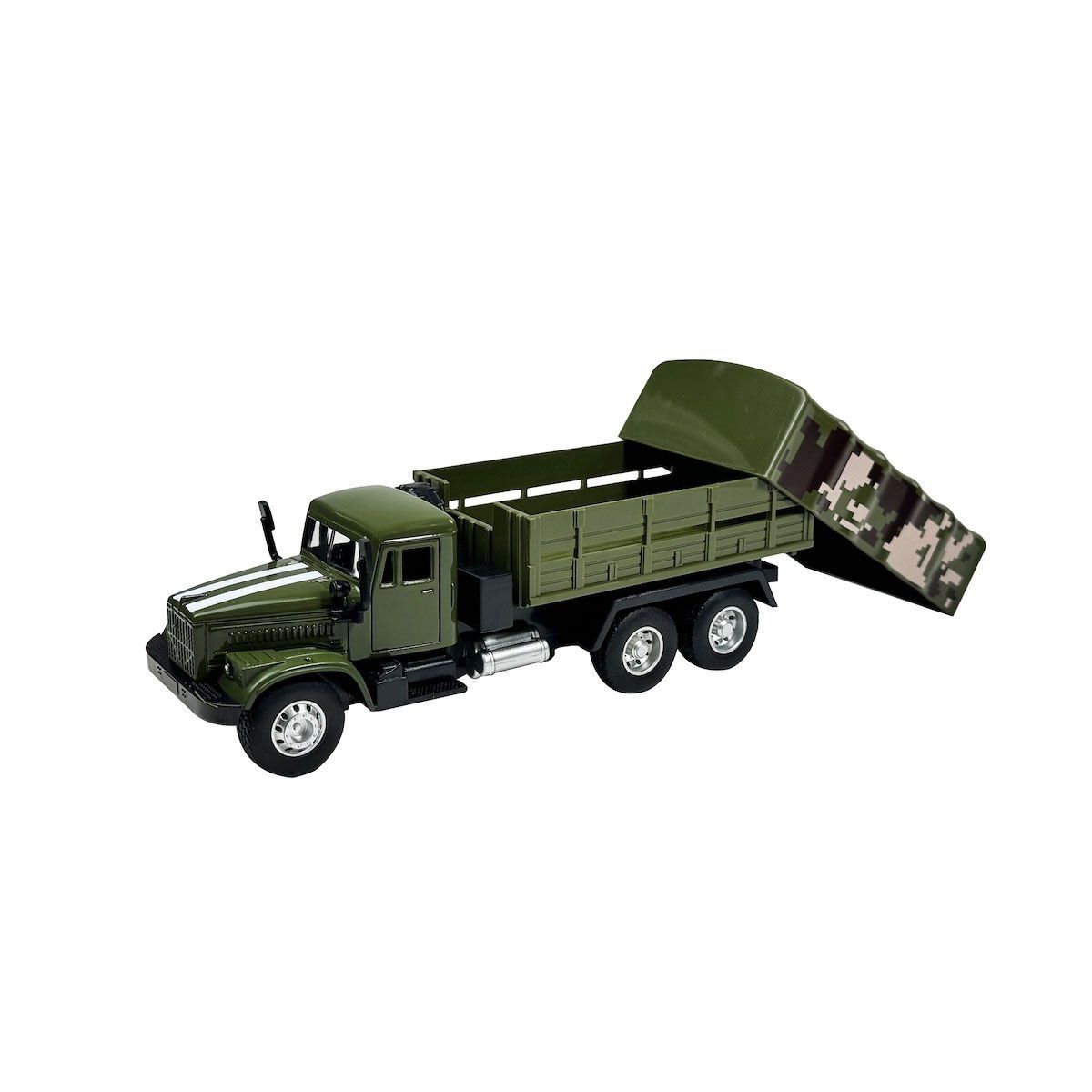 WK-2227-10 Çek Bırak 1:50 Kamuflajlı Kamyon 