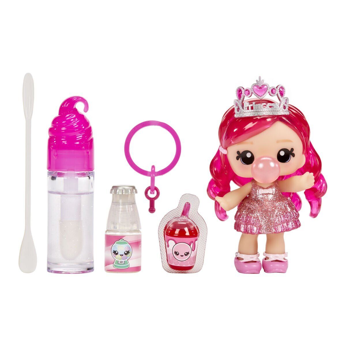 120711 Yummiland Bianca Bubblegum Bebeği ve Dudak Parlatıcısı - 1 Adet Stokta Olan Gönderilir