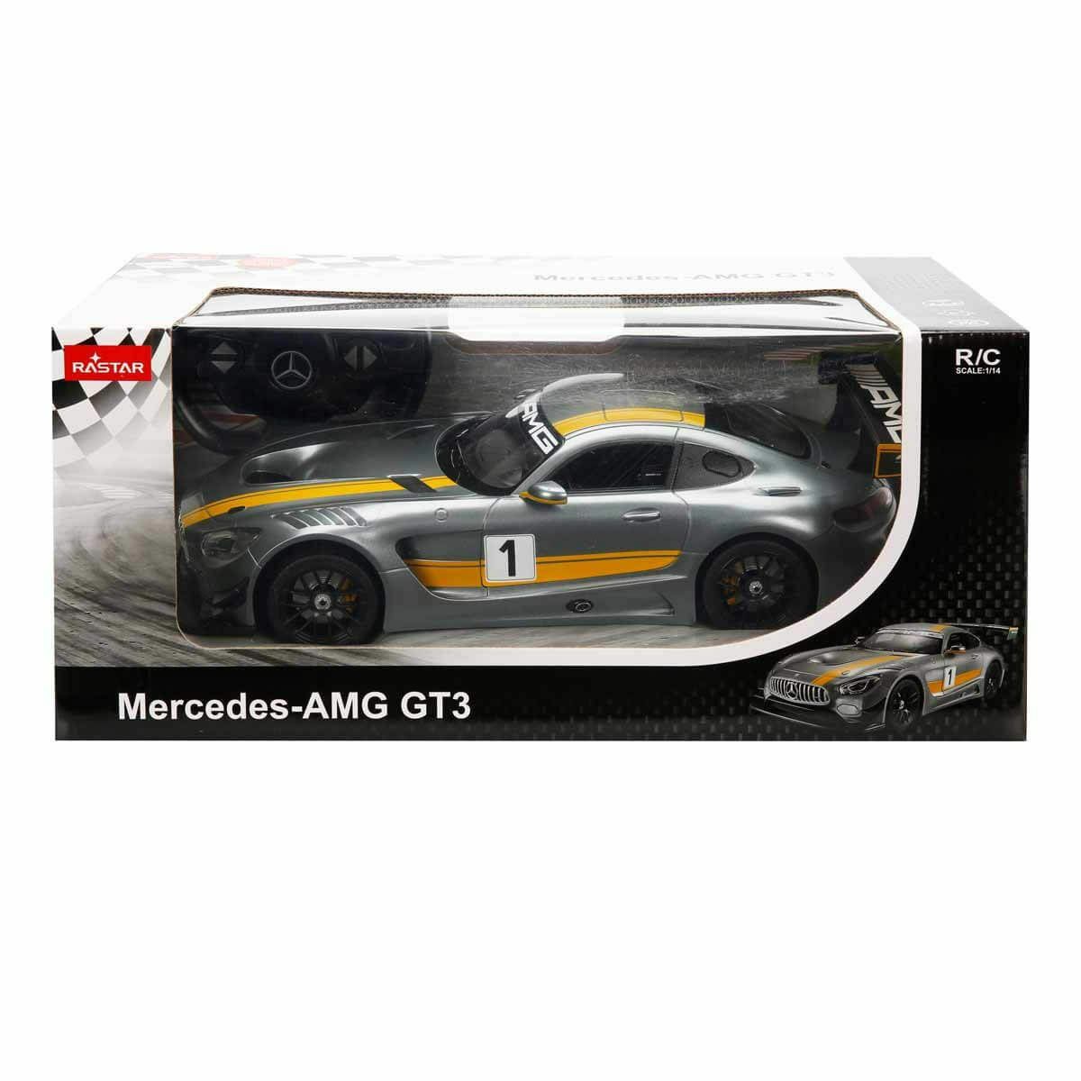 74100 Mercedes AMG GT3 2.4GHZ Işıklı Gri 