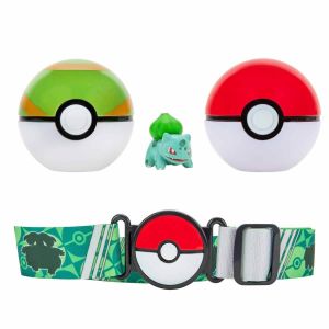 POK PKW2715 Pokemon Clip \'N\' Go Pokeball Kemer ve Bulbasaur -Necotoys