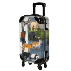 5003 SUN-YFN-FİGÜR HAYVAN SET VALİZLİ 8PRÇ  - STOKTA OLAN GÖNDERİLİR