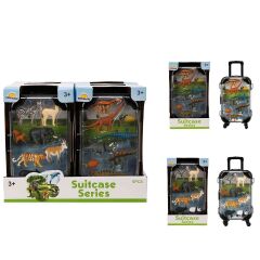 5003 SUN-YFN-FİGÜR HAYVAN SET VALİZLİ 8PRÇ  - STOKTA OLAN GÖNDERİLİR