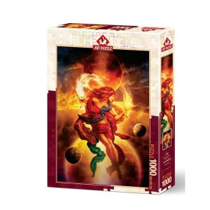 5186 Art Puzzle Su ve Ateş / 1000 Parça Puzzle