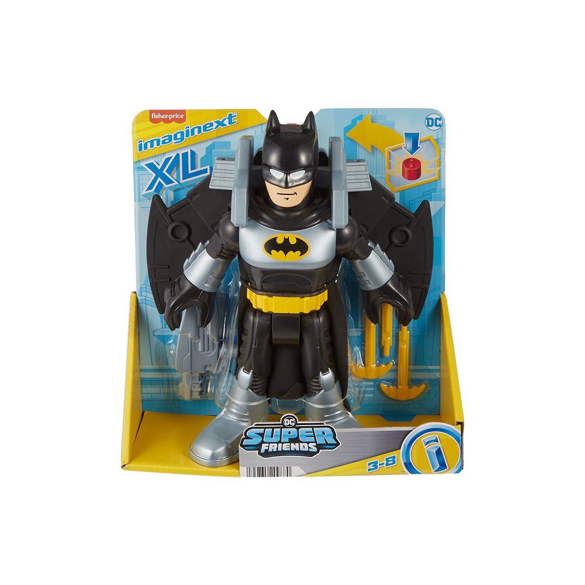HVY12 Imaginext DC Super Friends Batglider ve Batman