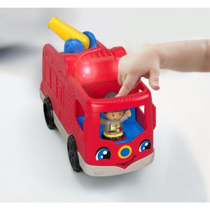 HDJ24 Fisher-Price® Little People Yardımsever İtfaiye Aracı, 1-5 yaş