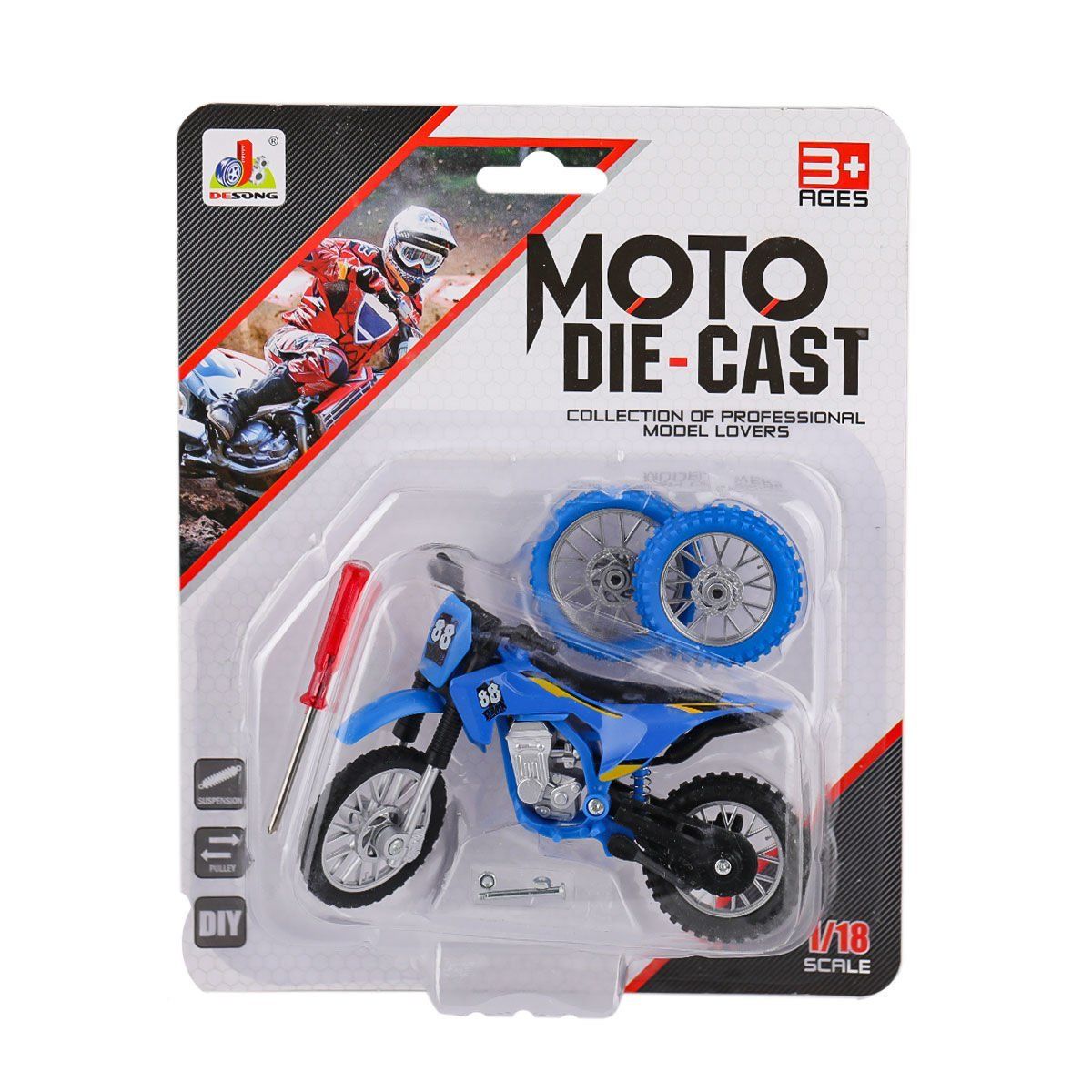KZL-DS927 Motorsiklet DIY Tornavidalı 1:18 