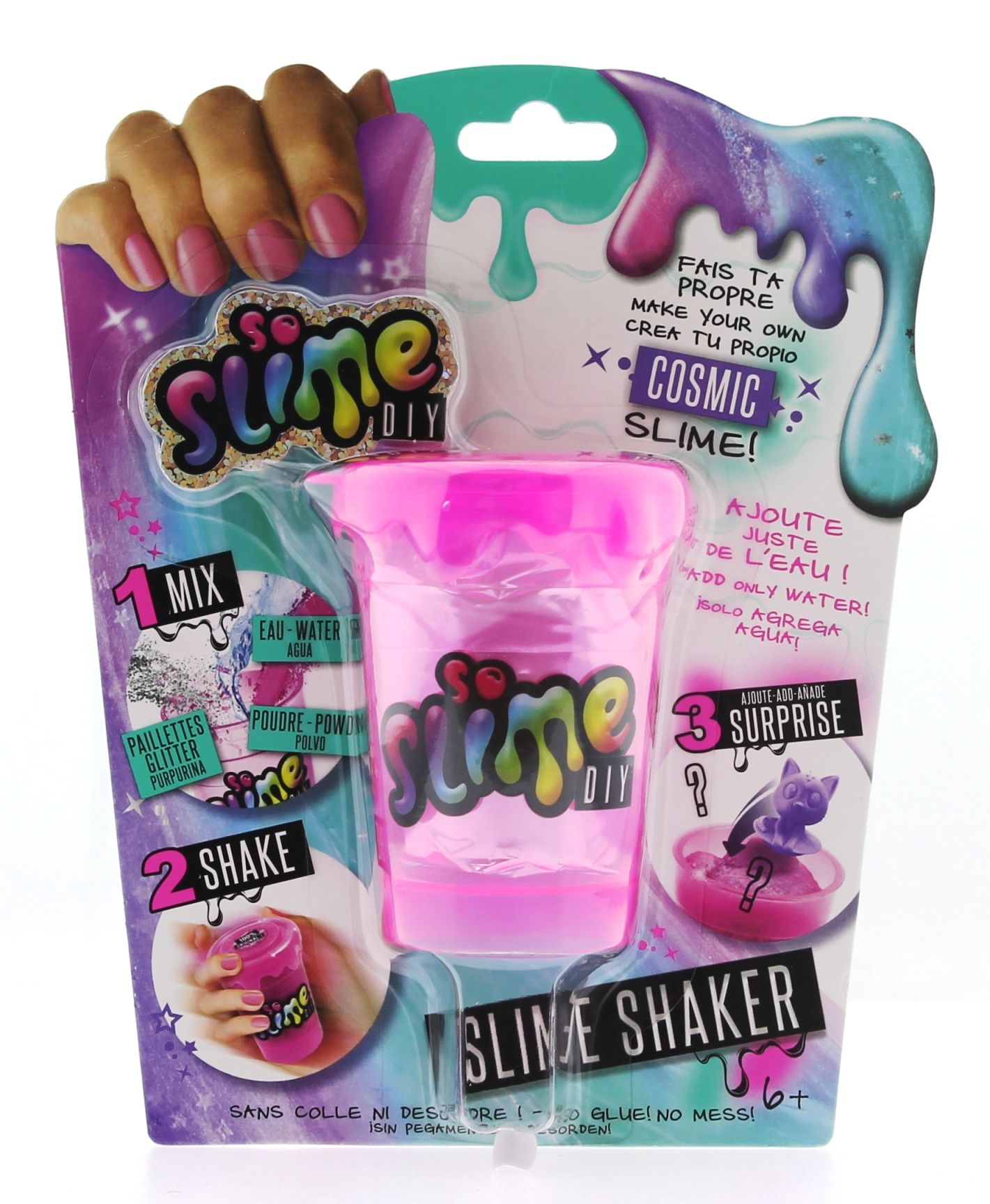 Kozmik Pembe Slime Shaker Rainbow Tekli Paket