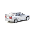 Tarmac Works 1/64 Mitsubishi Lancer GSR Evolution IV Silver with Tarmac Cards