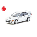 Tarmac Works 1/64 Mitsubishi Lancer GSR Evolution IV Silver with Tarmac Cards