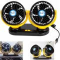 Powermaster X916 12 Volt Dc Usb Girişli Plastik Masaüstü 2'li Ev-Ofis-Araç Fan Vantilatör 