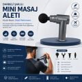 Darbeli Şarjlı Mini Masaj Aleti Type-C Şarjlı | 6 Kademeli | Sessiz | Sporcu Masaj Cihazı