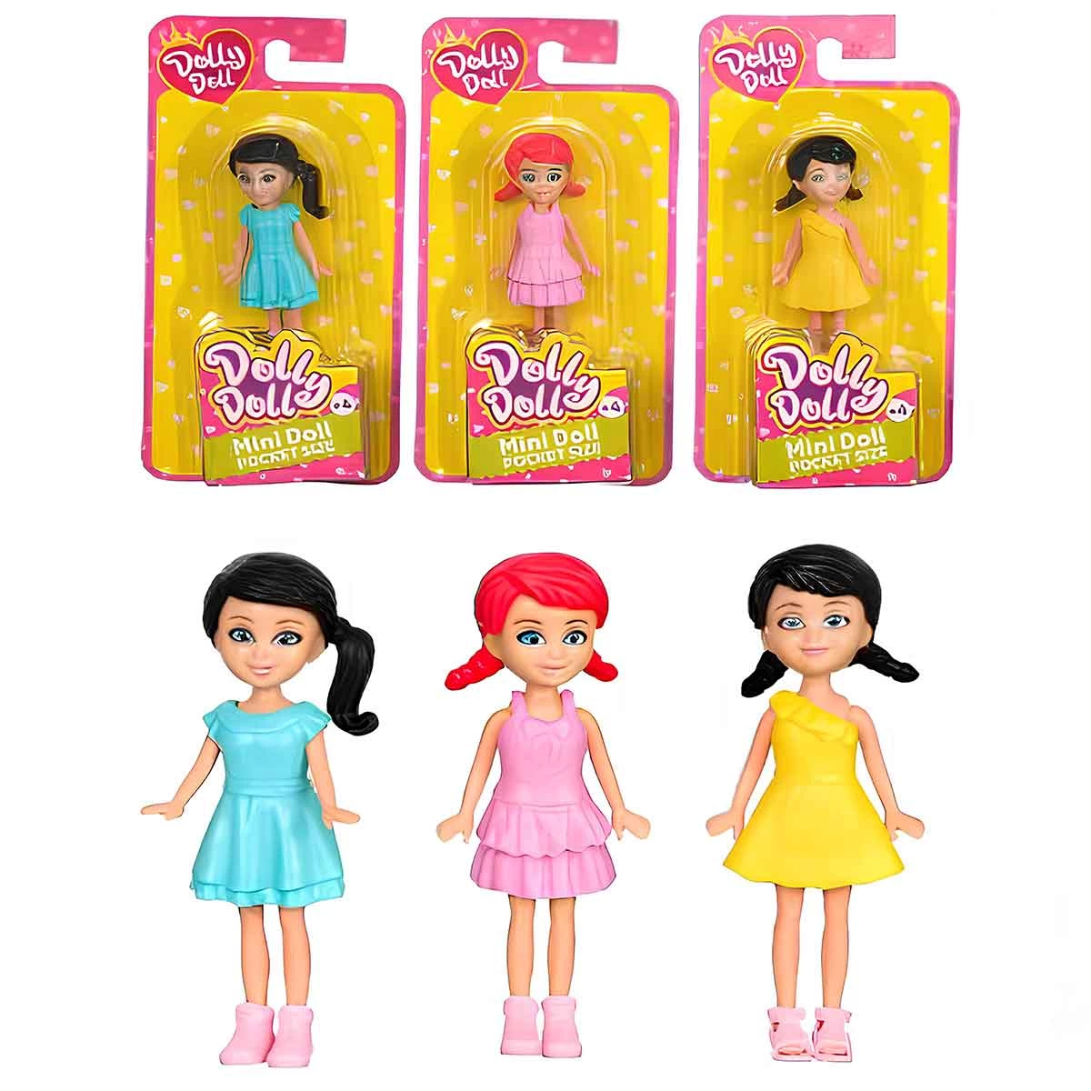 Dolly Doll Mini Bebek -1 adet stokta olan gönderilir