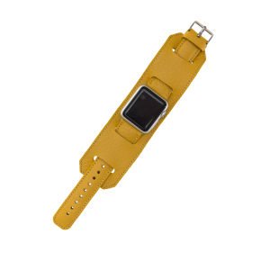 Apple Watch Uyumlu Deri Kordon 42-44-45mm Cuff FL12