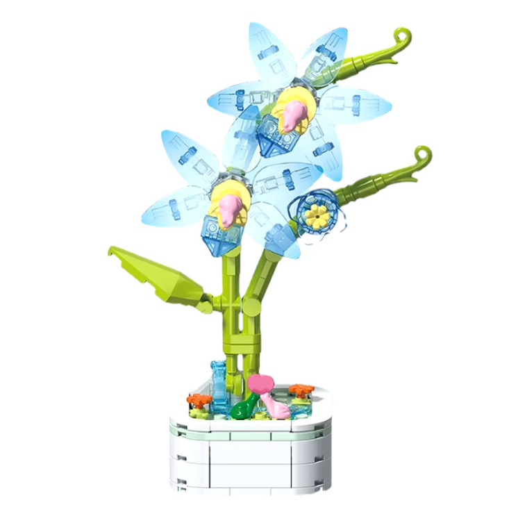 Building Block Flower 165 Parça Simbidyum Orkide