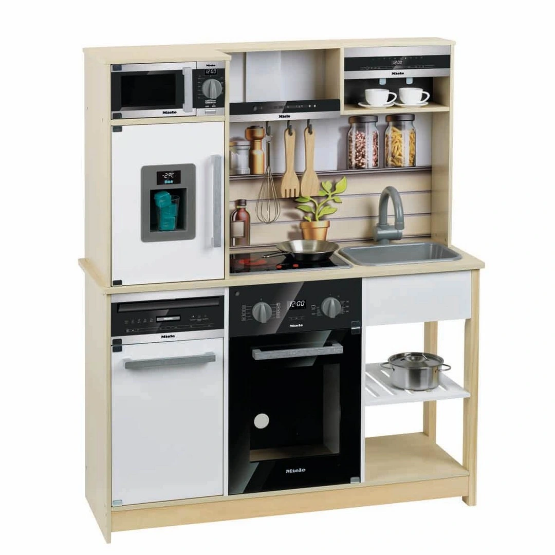 Sesli ve Işıklı Miele Ahşap Mutfak Seti