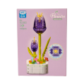 Building Block Flower 140 Parça Mor Lale