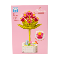 Building Block Flower 138 Parça Violet