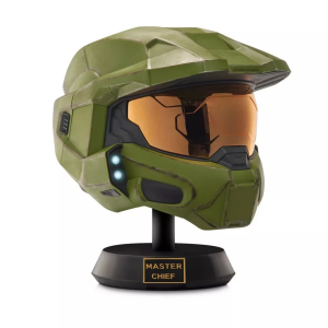 Halo Gerçekçi Master Chief Miğferi ve Sergi Standı