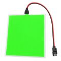 Powermaster PM-37726 100x100mm Elektrominesans (EL) 3V Led Panel Yeşil Aydınlatmalı Esnek Yapı