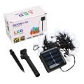 Winnboss EKL-12 7 Metre 50 Top Ledli Renkli 8 Modlu Solar Panelli Dış Mekan Aydınlatma Led 5 Watt