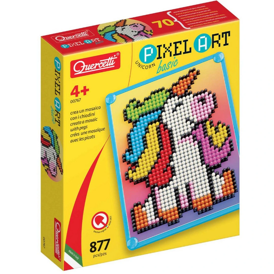 Quercetti Pixel Sanatı Unicorn 877 Parça S03000767
